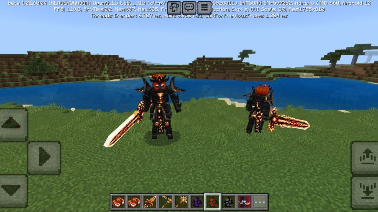 Mobs from Anime Weapons Mod for Minecraft PE