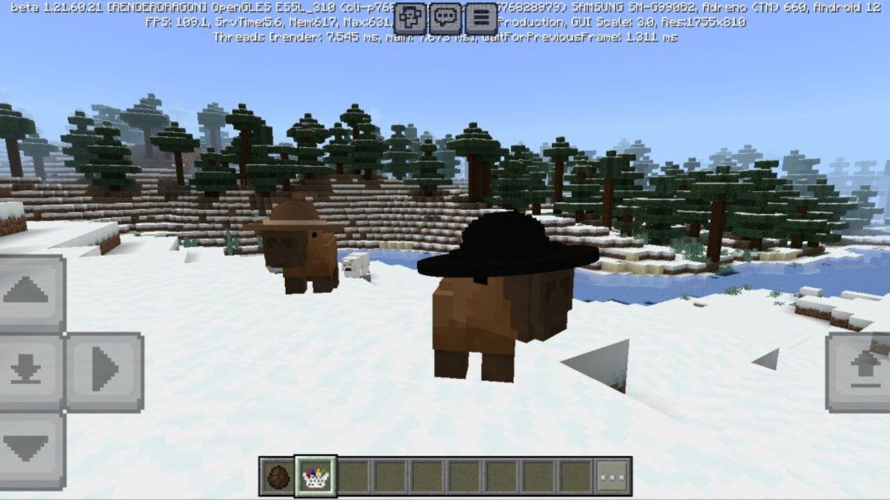 Mobs from Capybaras Mod for Minecraft PE