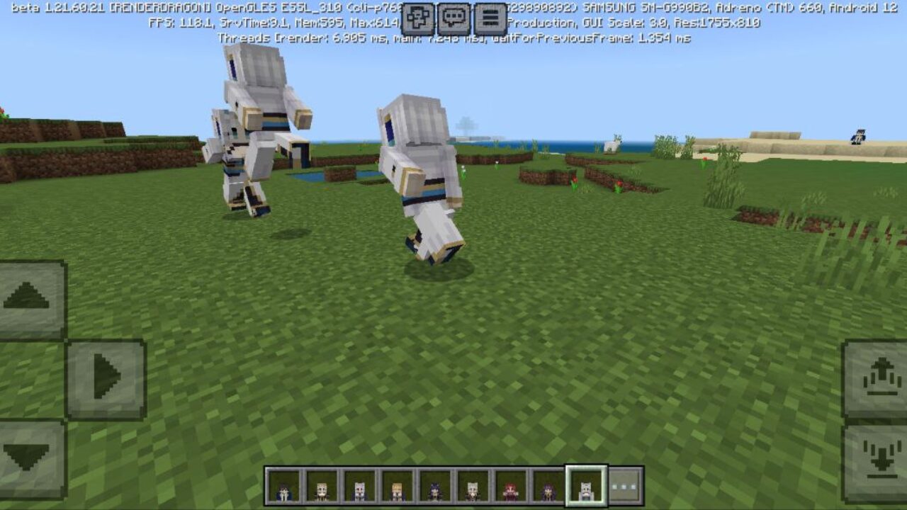 Mobs from Eminence in Shadow Mod for Minecraft PE