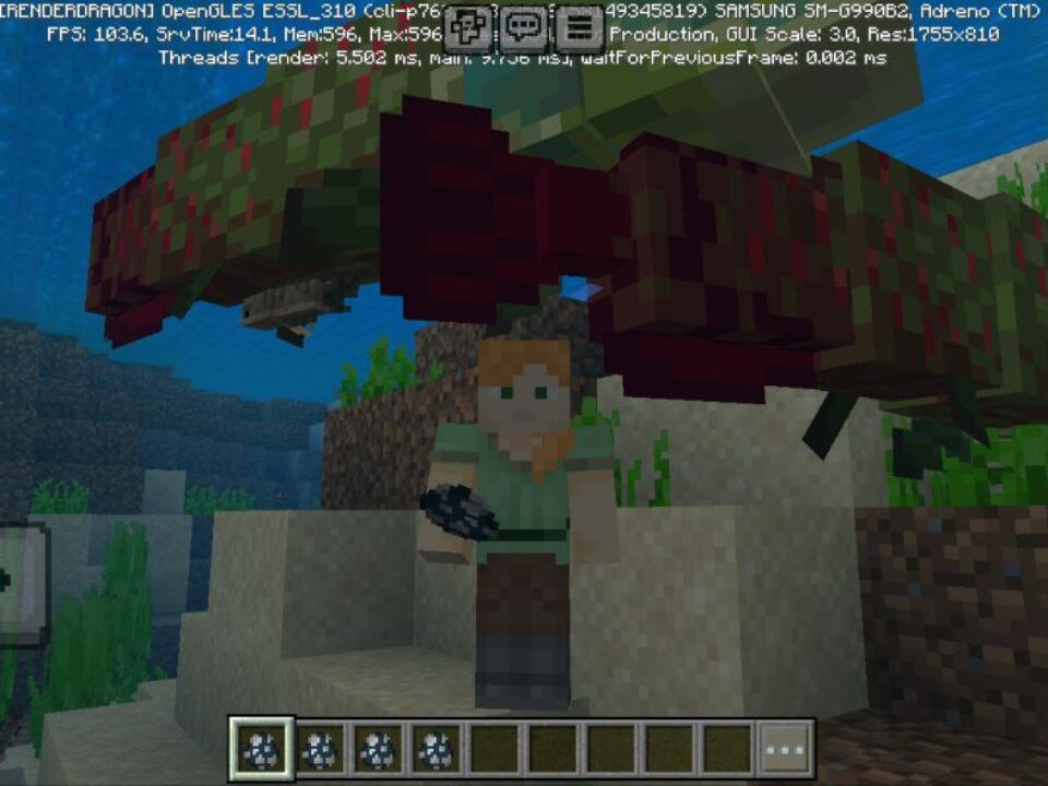 Monster Fish Mod for Minecraft PE