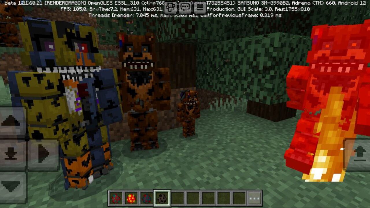 Monsters from Nightmares Night Mod for Minecraft PE