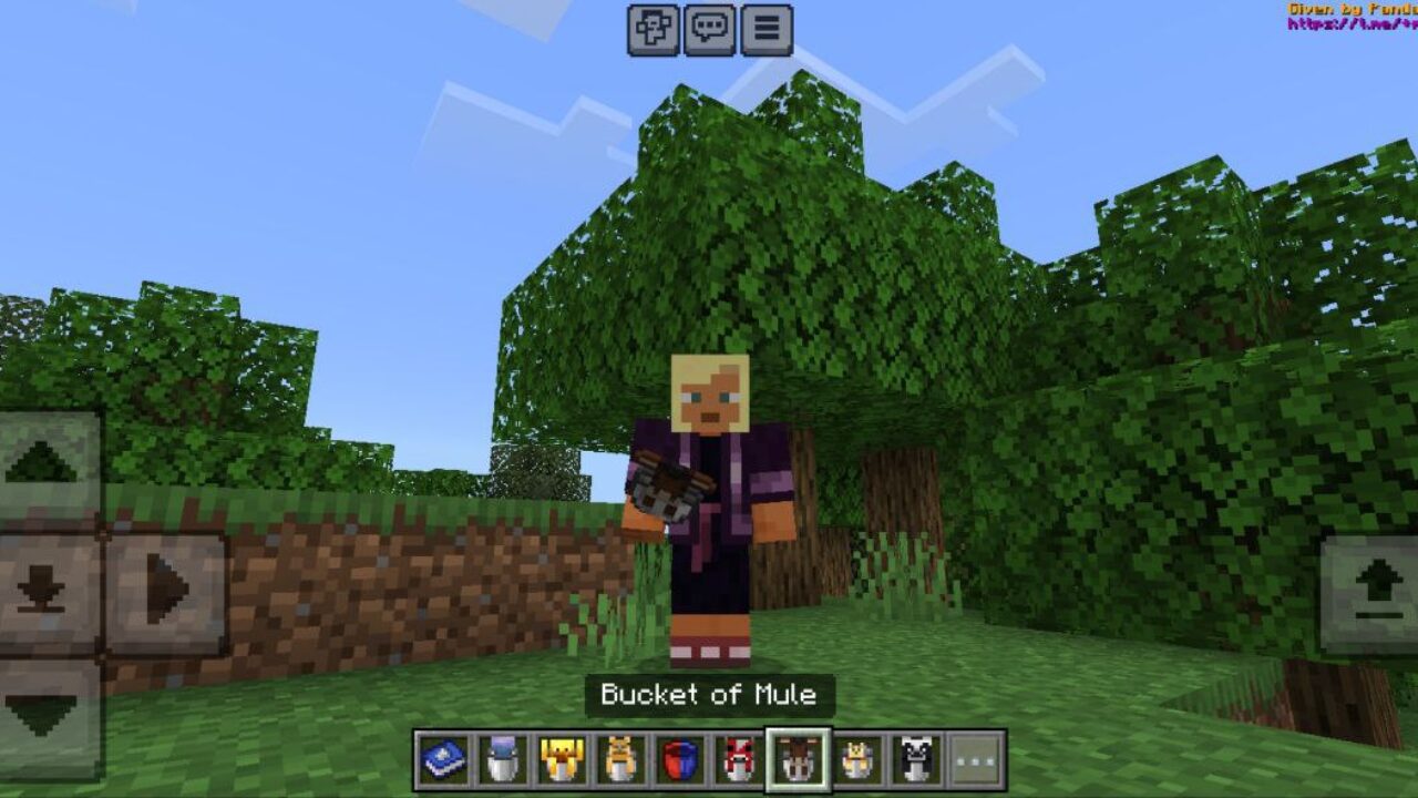 Mule from Buckets Mod for Minecraft PE