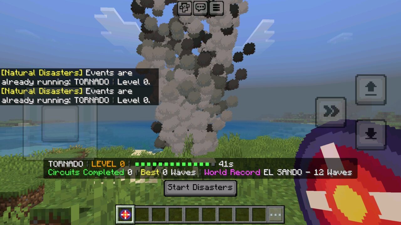 Natural from Insane Disasters Mod for Minecraft Bedrock