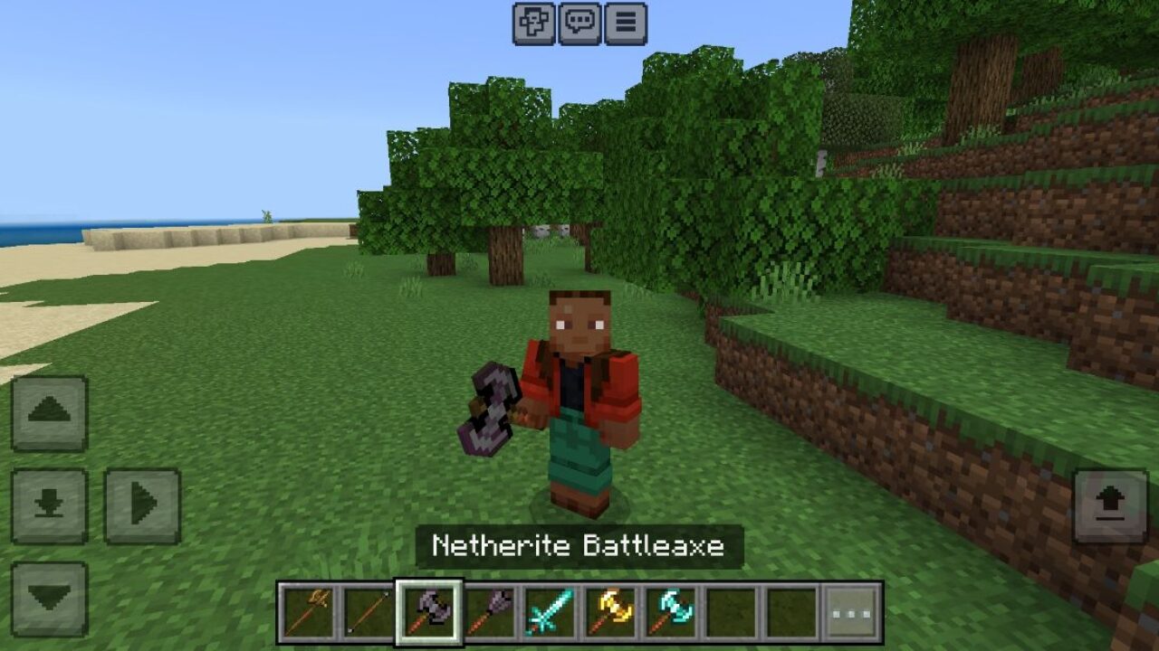 Netherite from Spartan Weaponry Mod for Minecraft PE