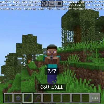 Old Guns Mod for Minecraft Bedrock