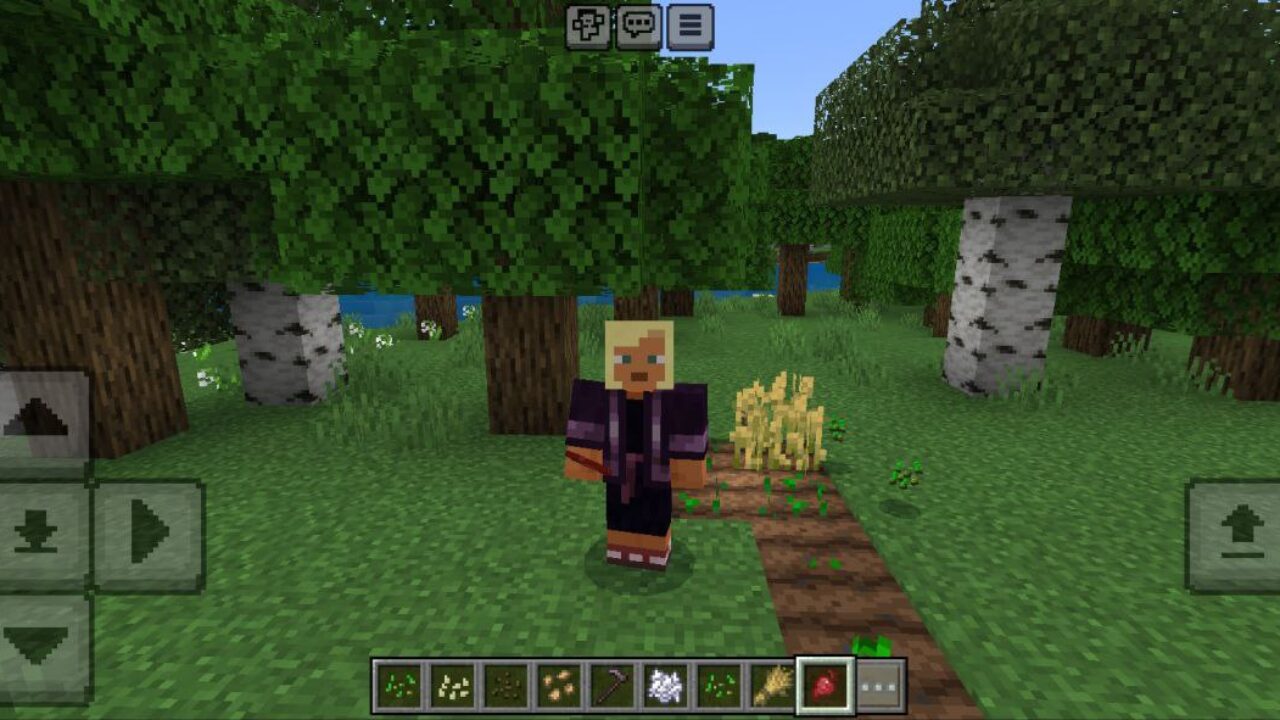 1 Click Harvest Mod for Minecraft PE