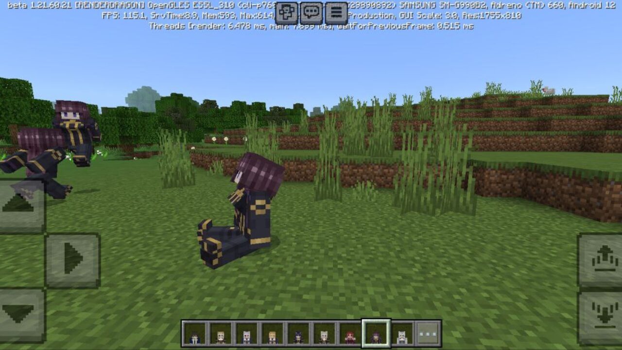 Options from Eminence in Shadow Mod for Minecraft PE