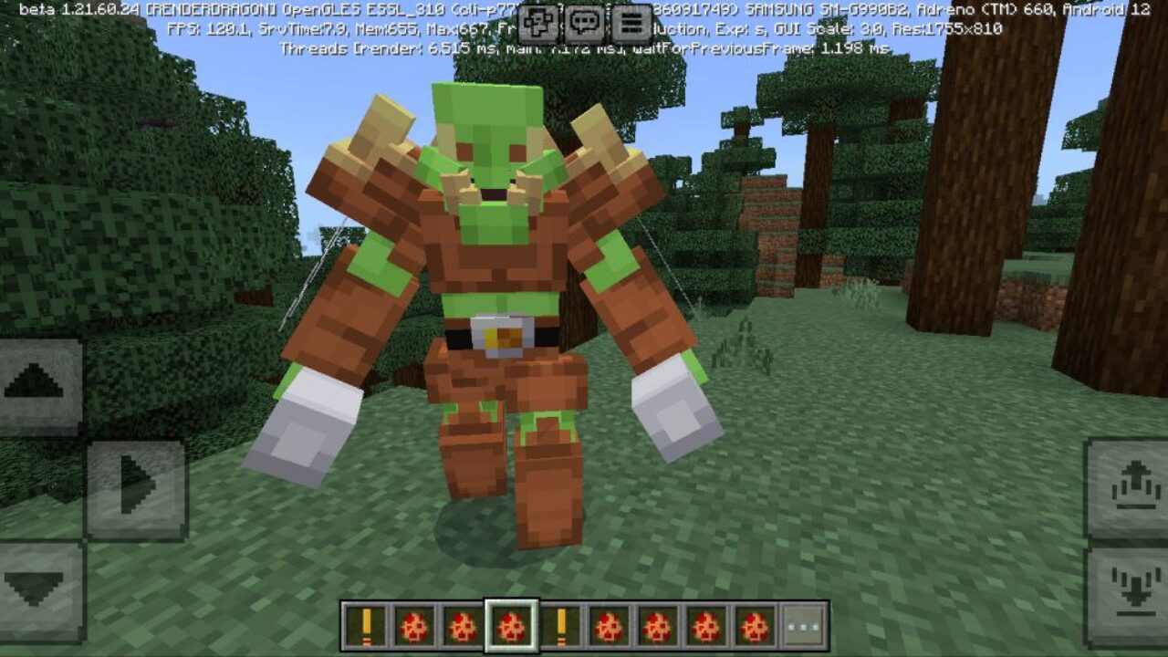 Orc from Medieval Alive Mod for Minecraft PE