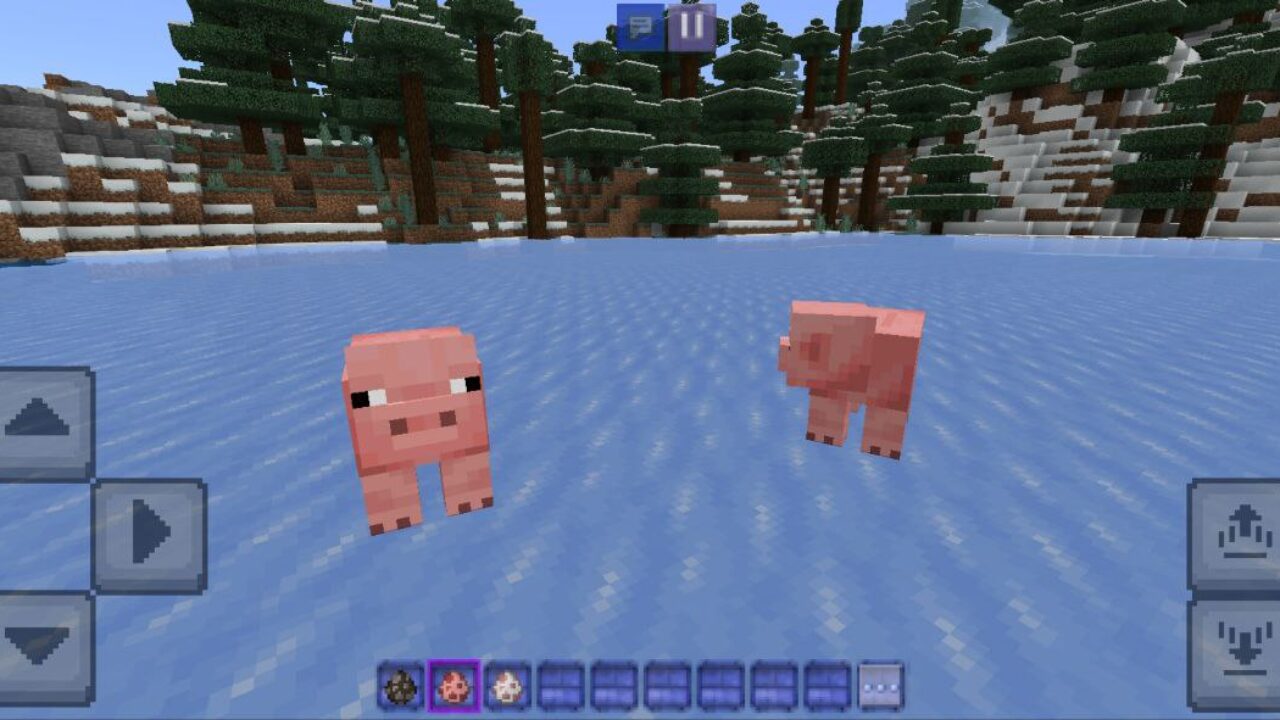 Pigs from Craftsman Texture Pack for Minecraft PE