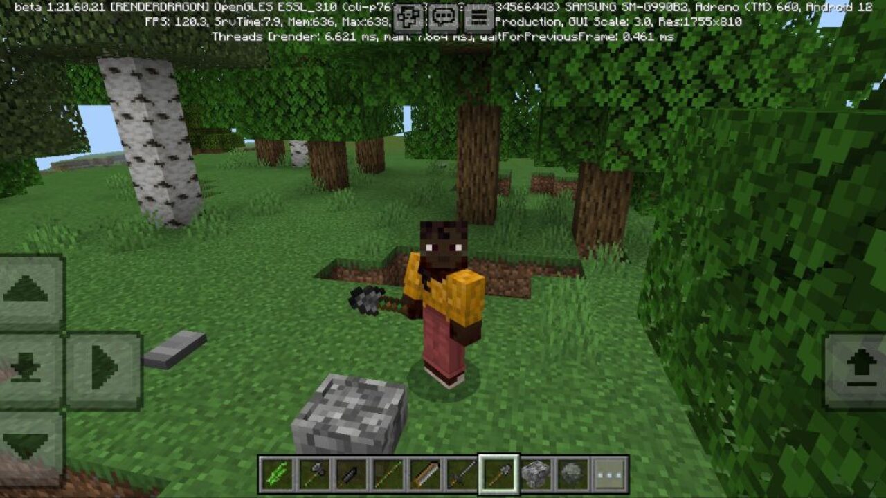 Shovel from Realistic Progress Mod for Minecraft PE