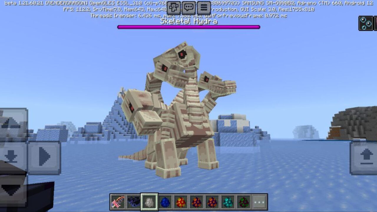 Skeletal from Hydra Bosses Mod for Minecraft PE