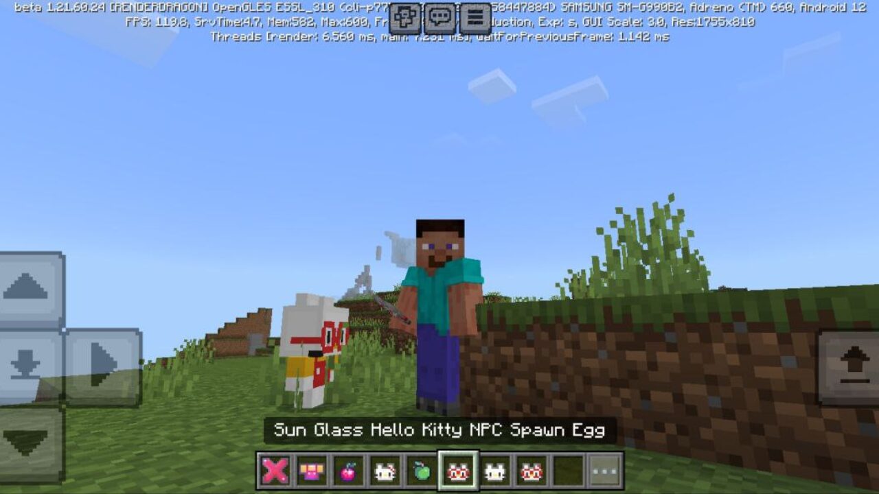 Sun Glass from Kitty Mod for Minecraft PE