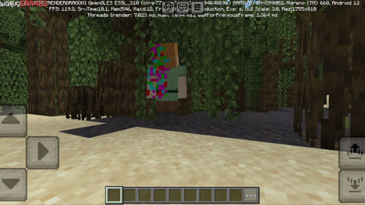 Strange from Error 422 Mod for Minecraft PE