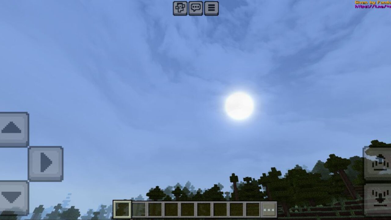 Sun from Realism Shades Texture Pack for Minecraft PE