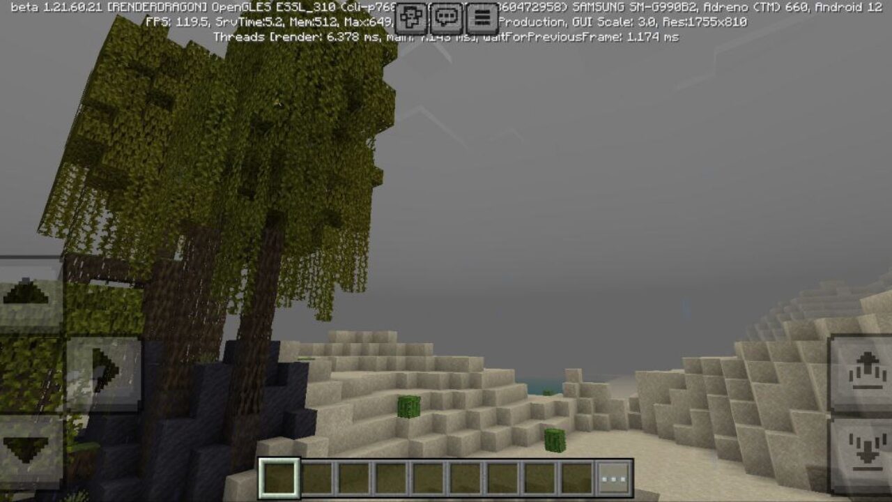 Thunder from Advanced Weather Texture Pack for Minecraft PE