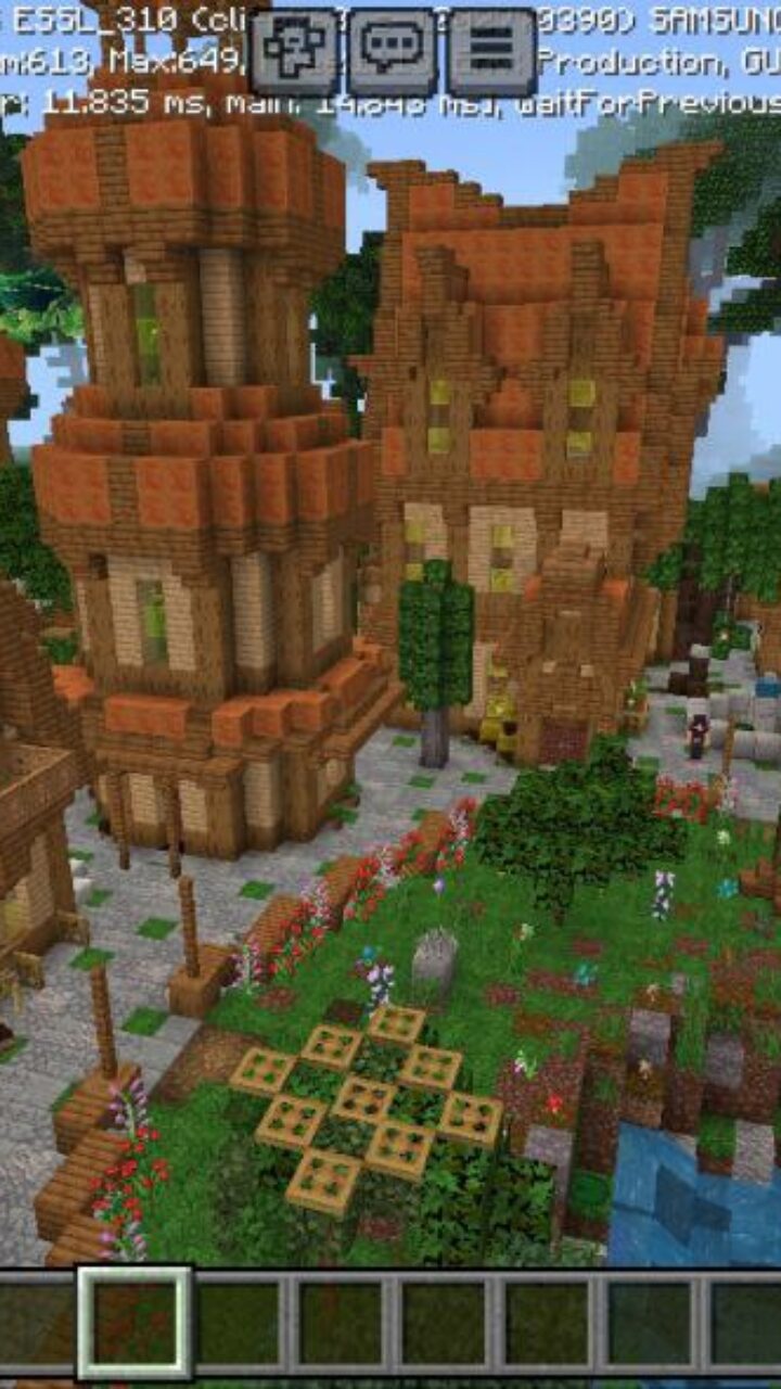 Top View from Dragon Legends Map for Minecraft PE