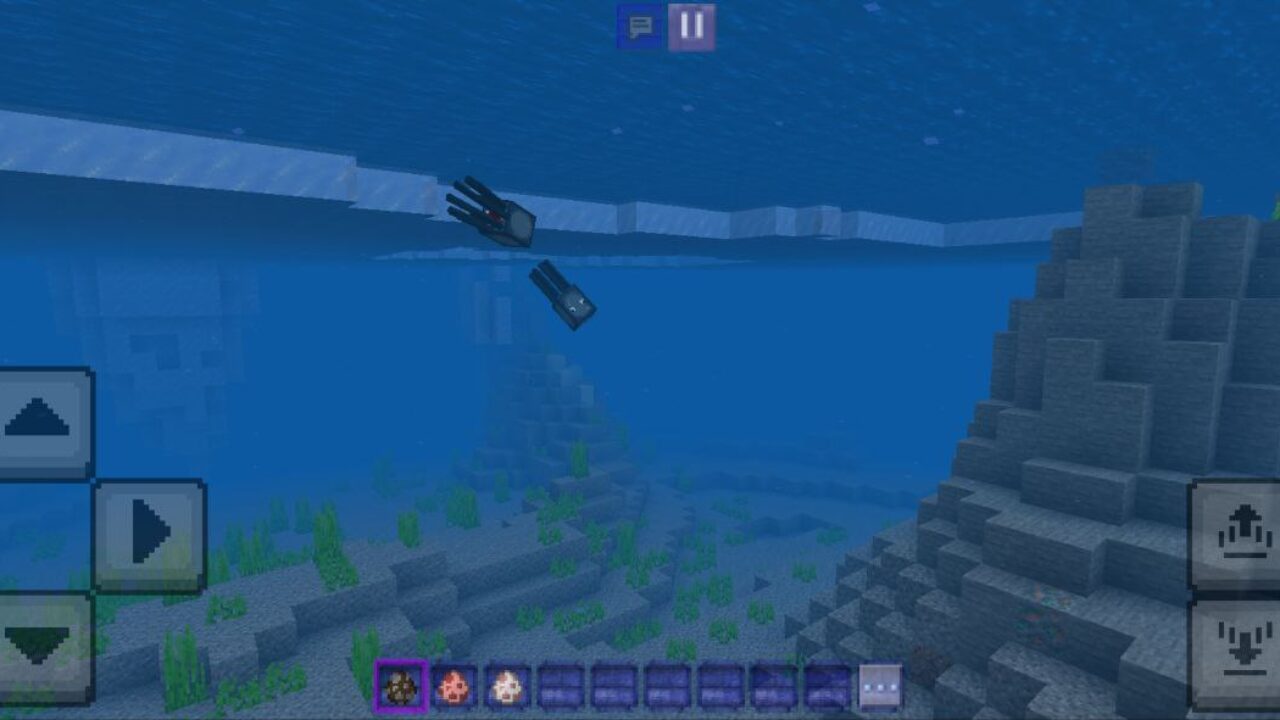 Underwater from Craftsman Texture Pack for Minecraft PE