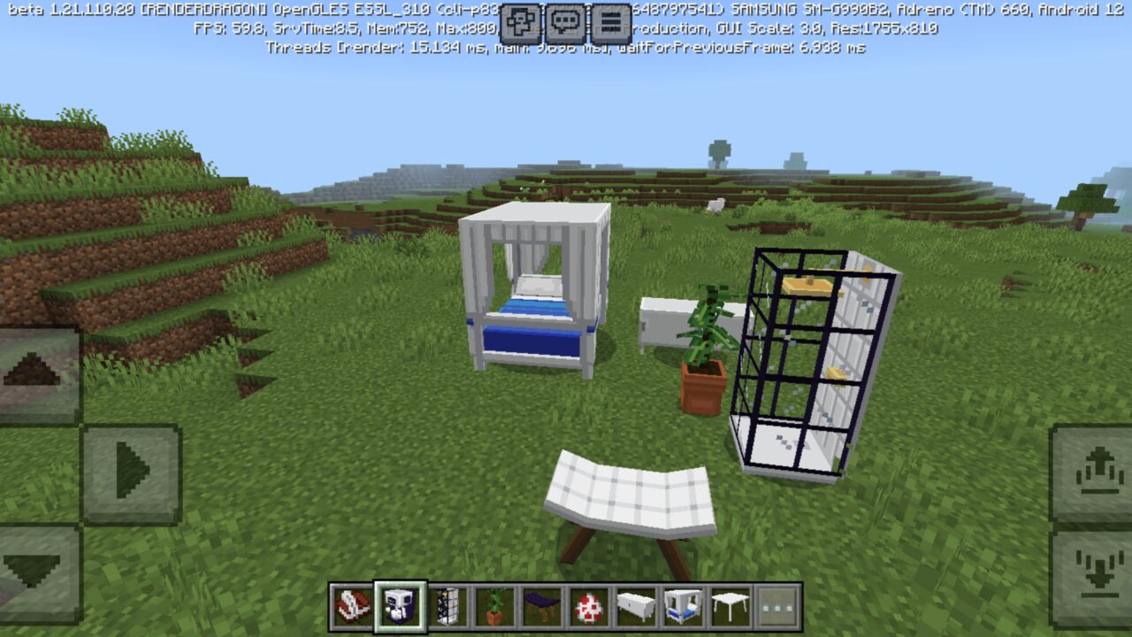 Updated from 1000 Furniture Mod for Minecraft PE