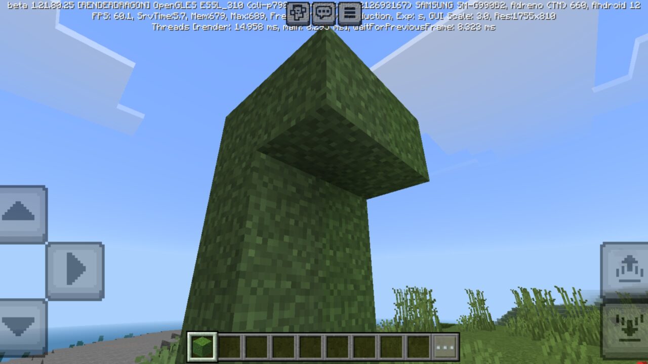 Updated Grass from Grass Texture Pack for Minecraft PE