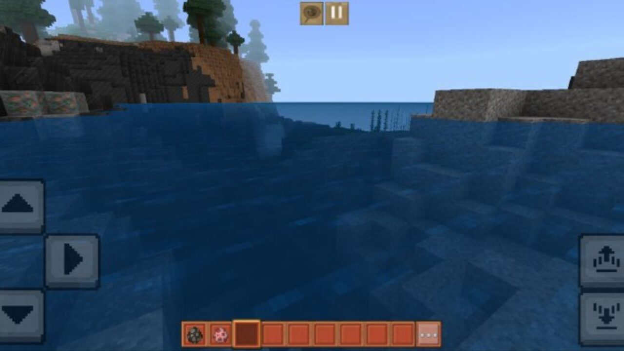 Water from Block Sun Earth Texture Pack for Minecraft PE