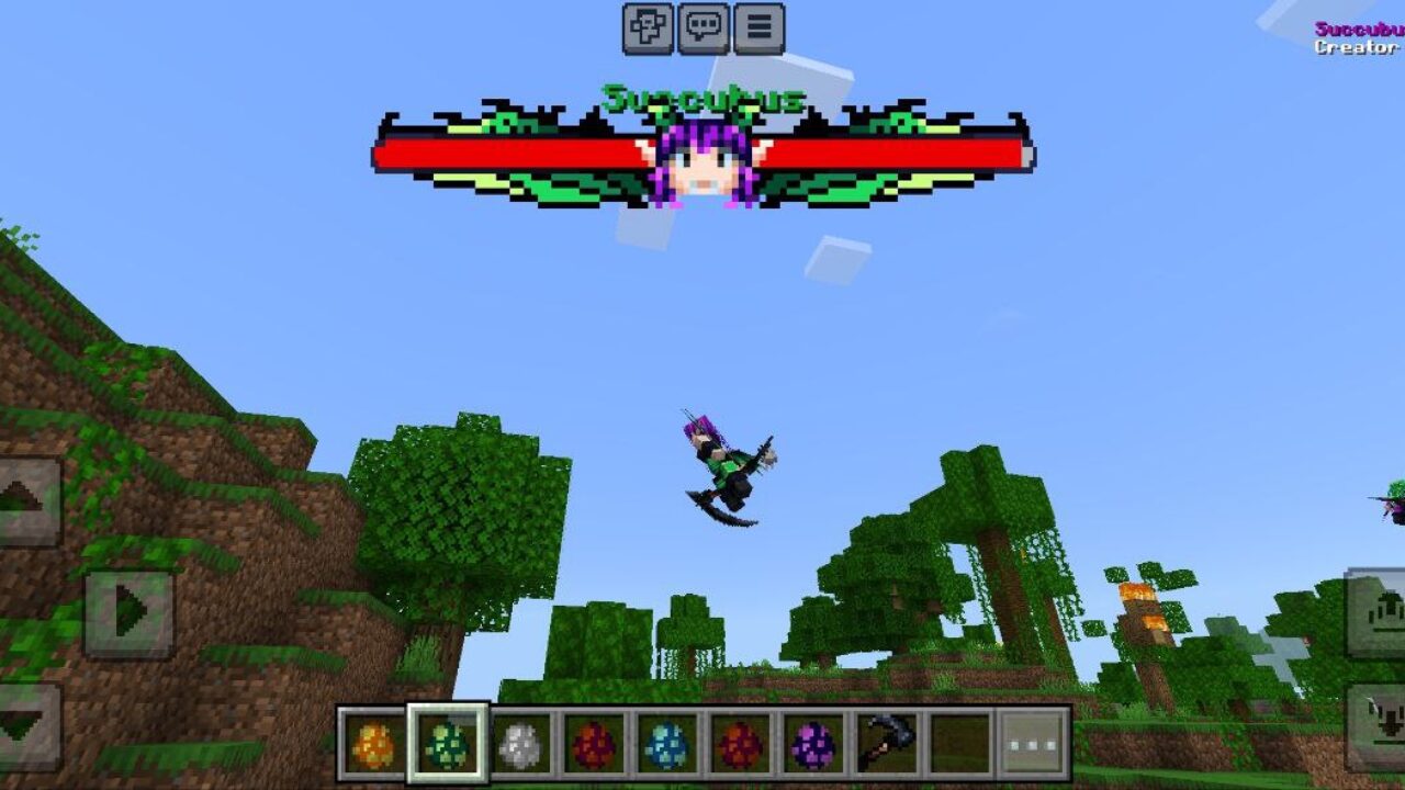 Abilities from Succubus Seduction Mod for Minecraft PE