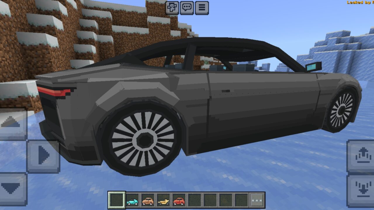 Black from Super Cars Mod for Minecraft PE