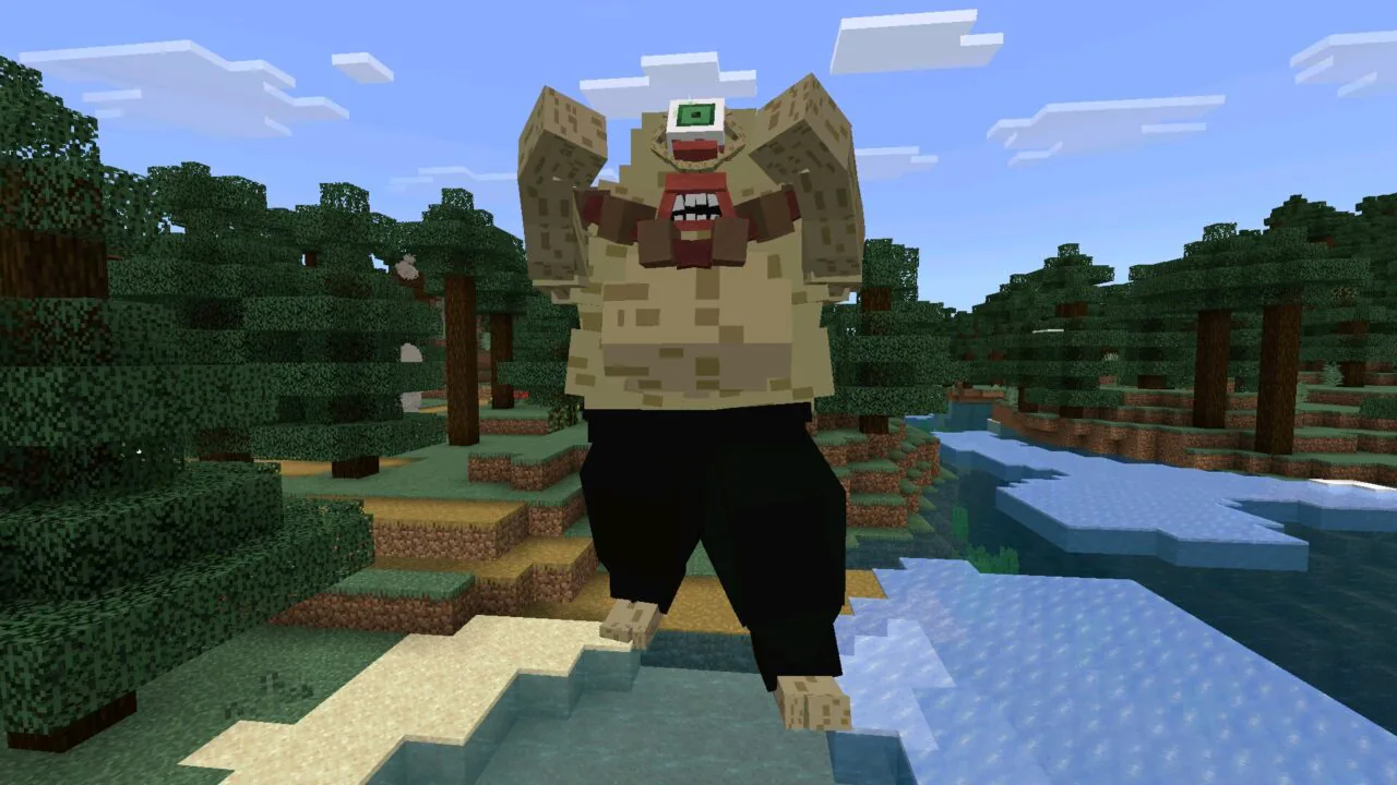 Boss from Jujutsu Kaisen Mod for Minecraft PE