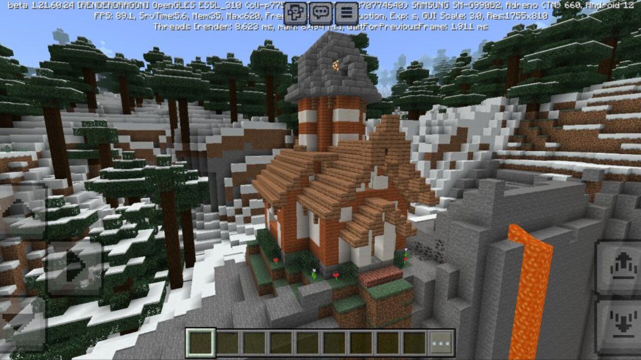 Building from Ruins Mod for Minecraft PE