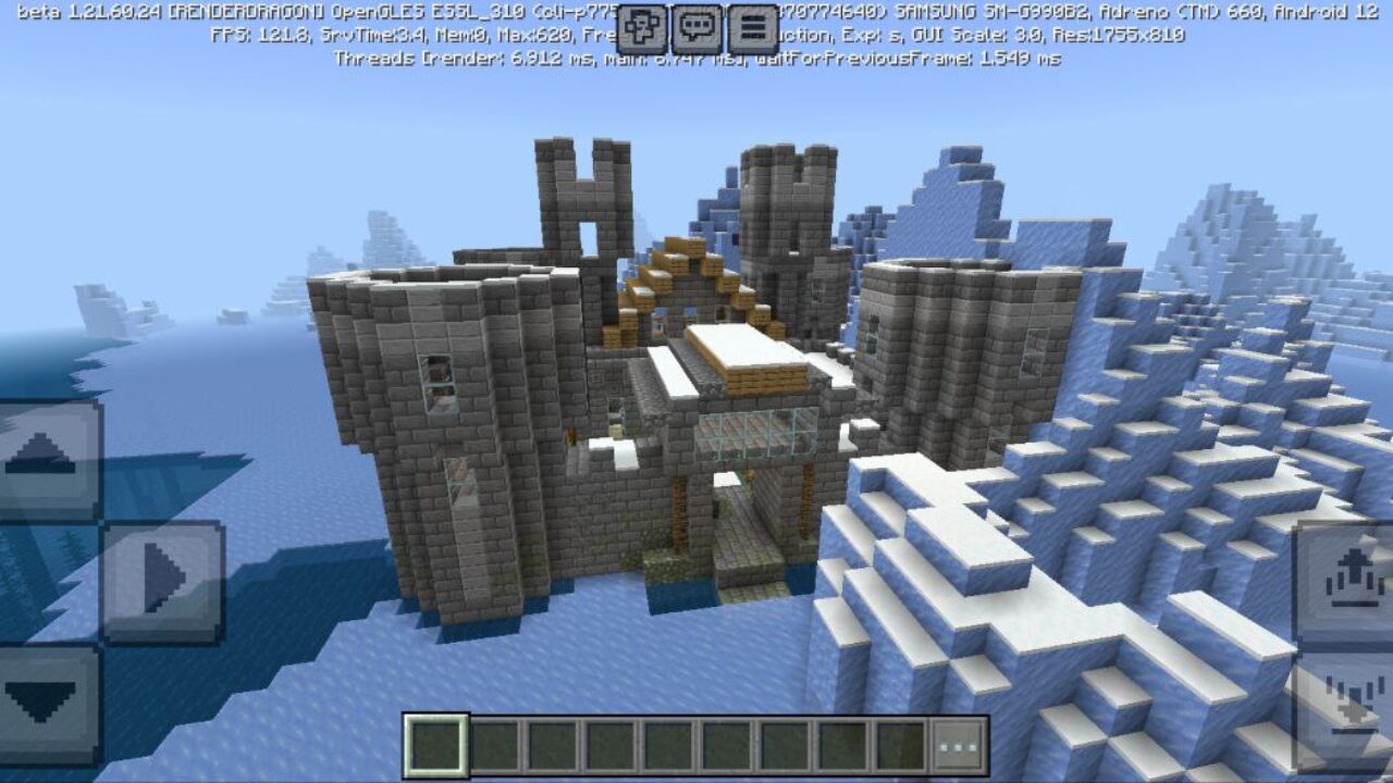 Castle from Ruins Mod for Minecraft PE