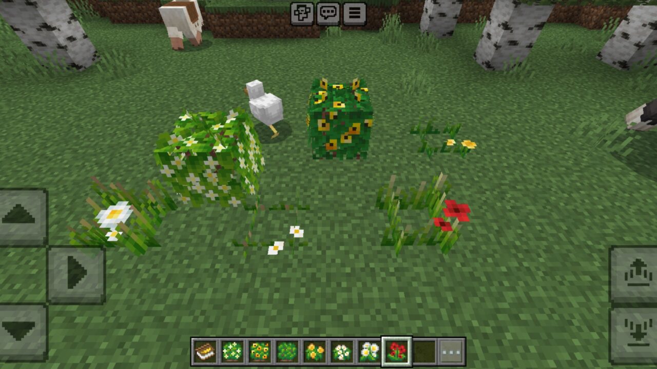 Flowers from Harvest Craft Mod for Minecraft PE