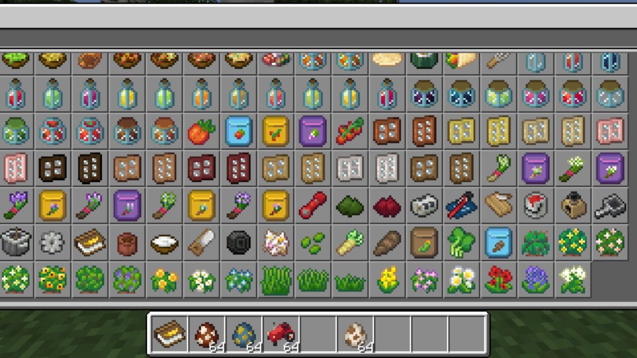 Inventory from Harvest Craft Mod for Minecraft PE