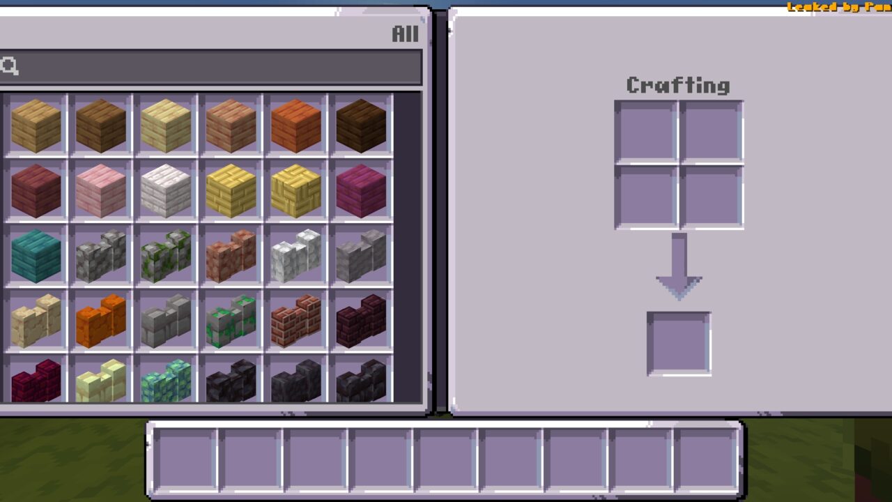 Inventory from Vividity Texture Pack for Minecraft PE