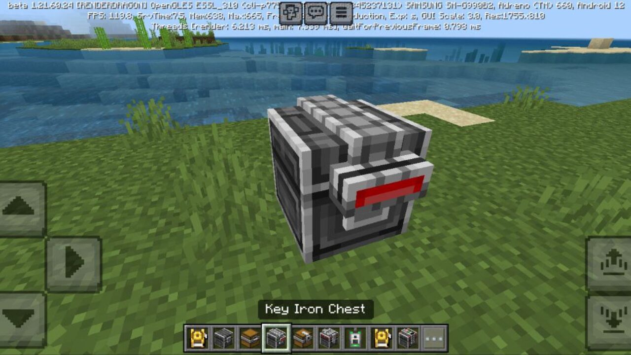 Key from Security Chest Mod for Minecraft PE