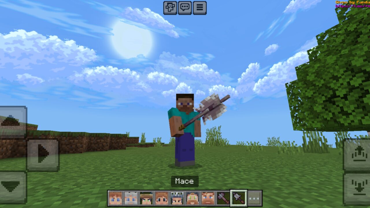 Mace from Medieval Weapon Mod for Minecraft PE