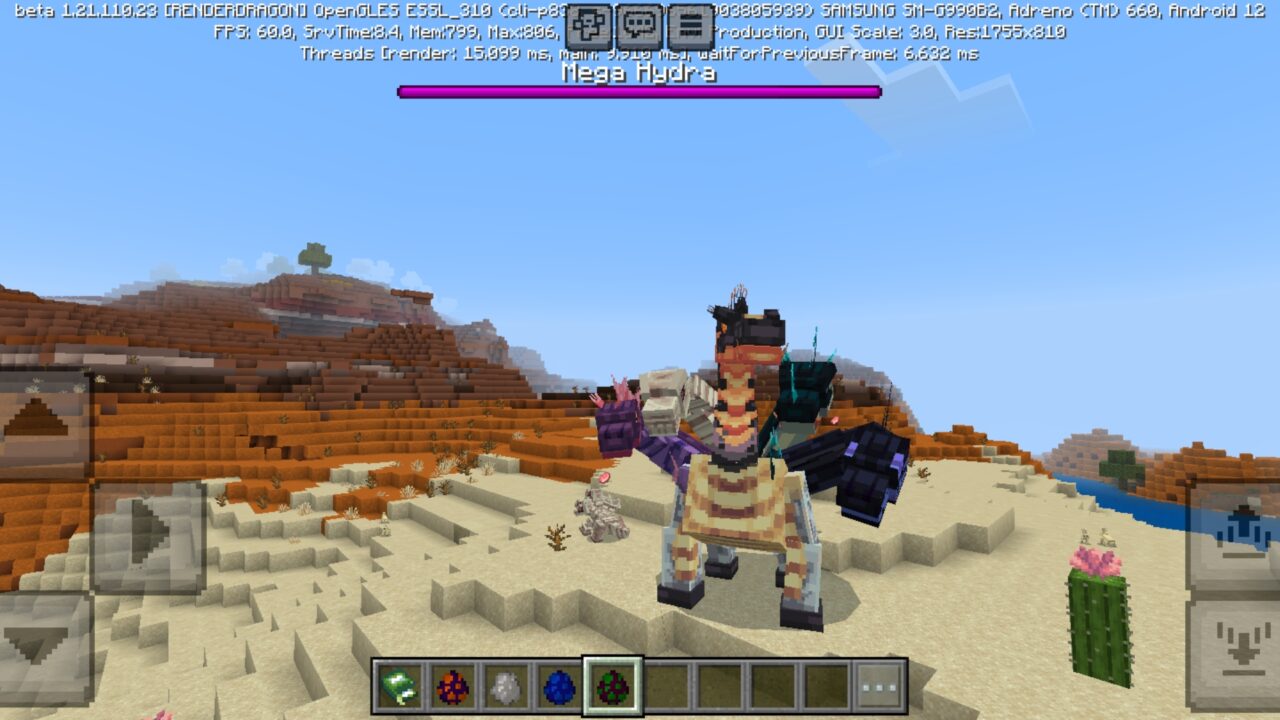 Mega from Hydra Bosses Mod for Minecraft PE
