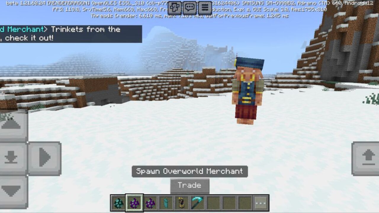 Merchant from Nether Mod for Minecraft PE