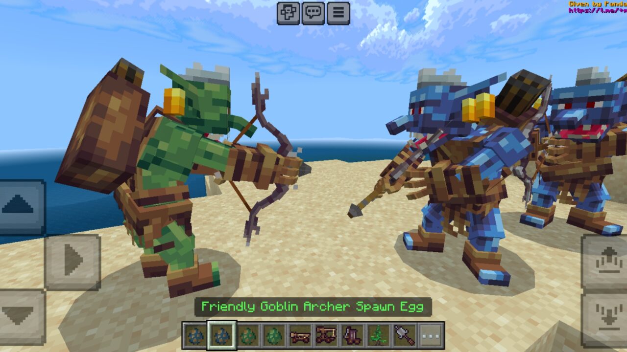 Mobs from Medieval Weapon Mod for Minecraft PE