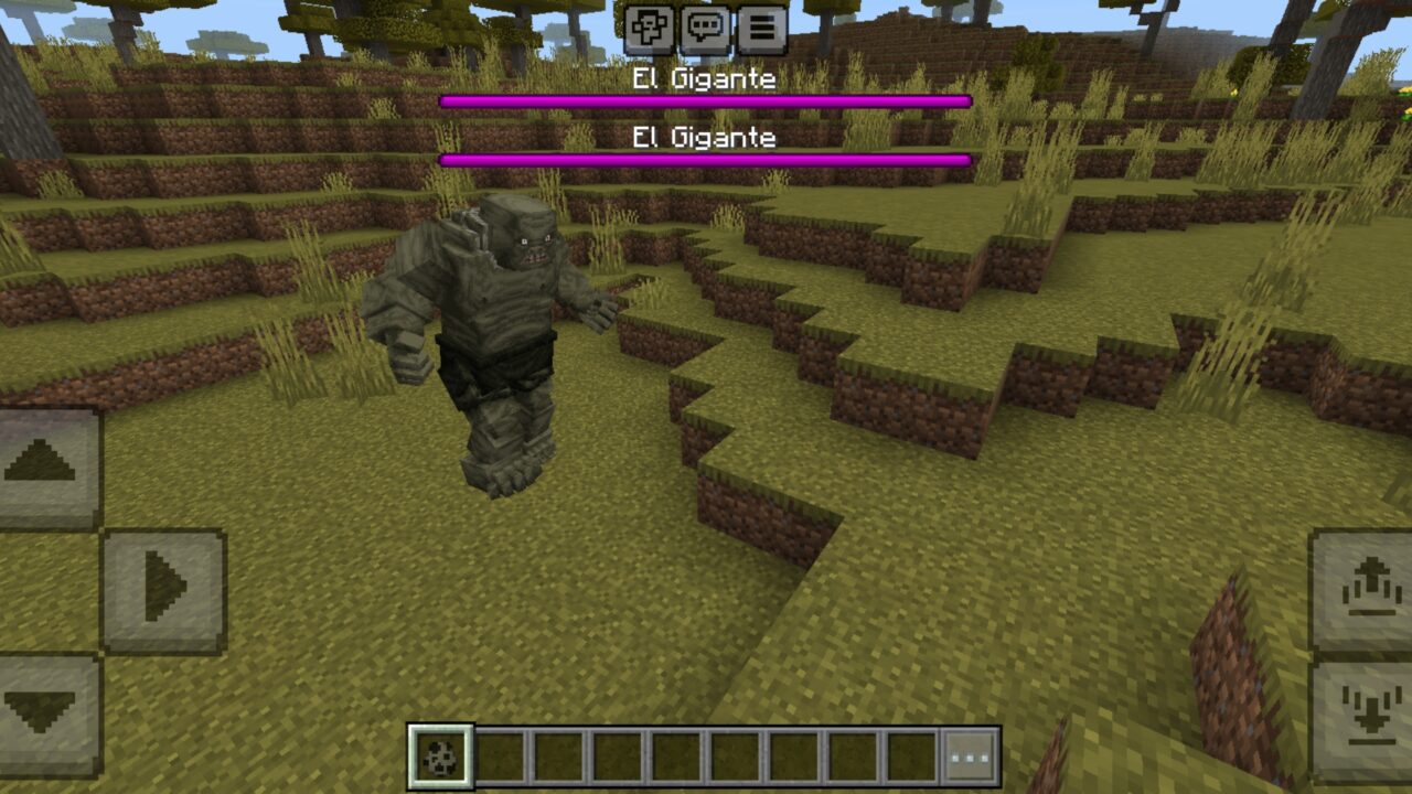 Monster from El Gigante Boss Mod for Minecraft PE