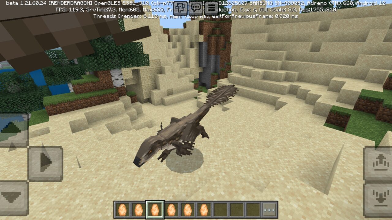 Raptor from History Beast Mod for Minecraft PE