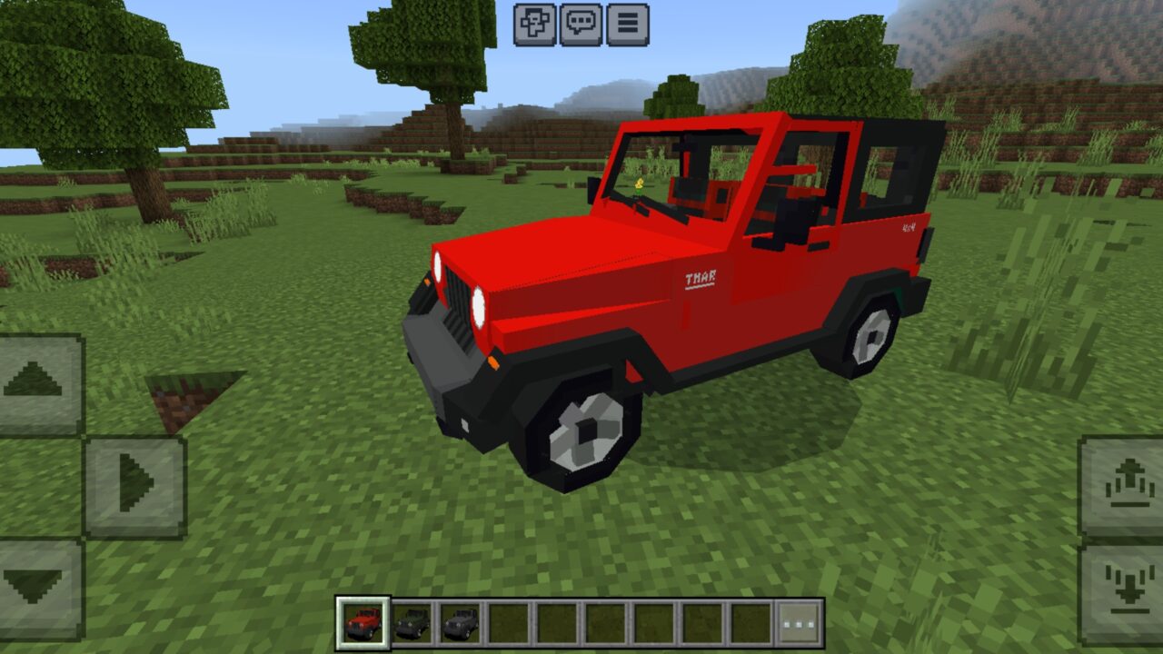 Red from Indian Car Mod for Minecraft PE