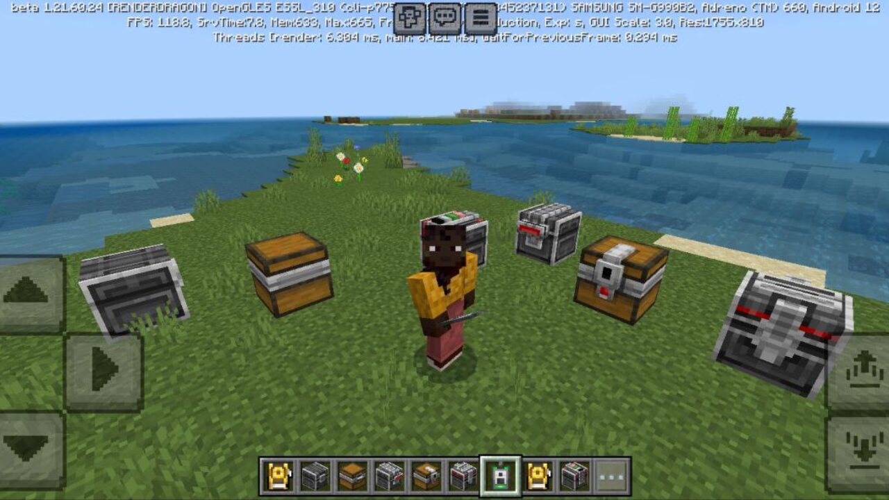 Security Chest Mod for Minecraft PE