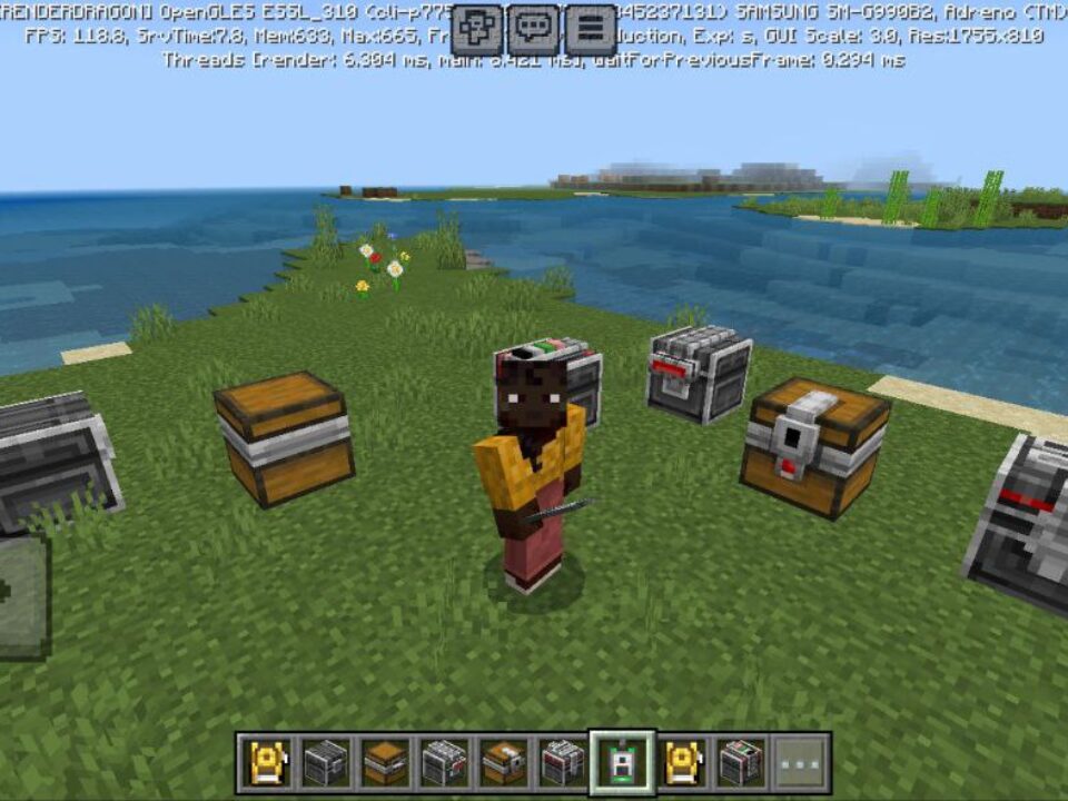 Security Chest Mod for Minecraft PE