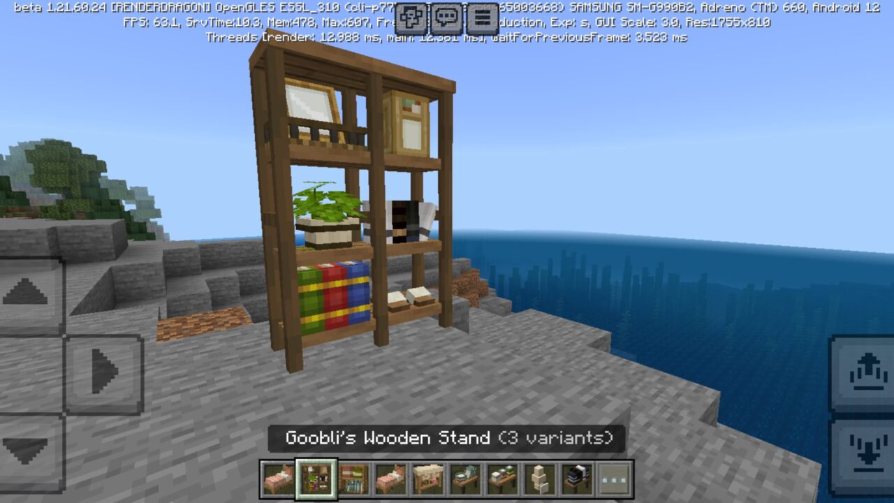 Stand from Gooblicraft Furniture Mod for Minecraft PE