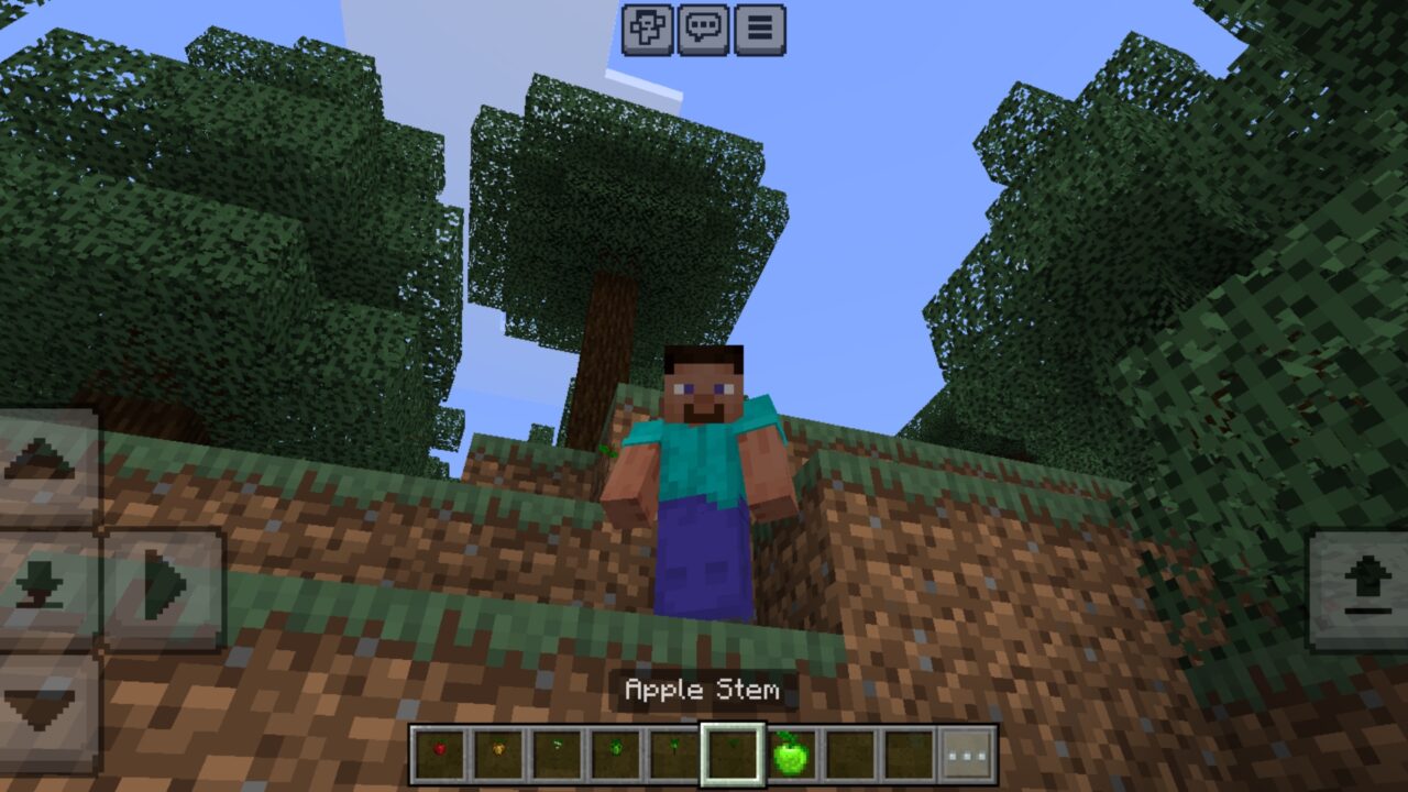 Stem from Apples Plus Mod for Minecraft PE