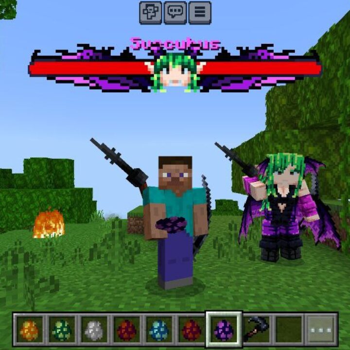 Succubus Seduction Mod for Minecraft PE