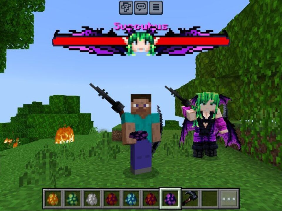 Succubus Seduction Mod for Minecraft PE