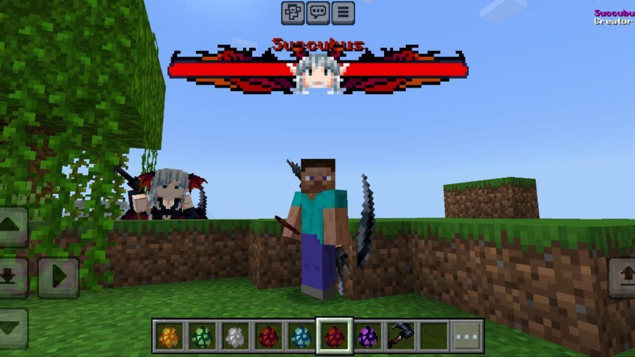 Sword from Succubus Seduction Mod for Minecraft PE