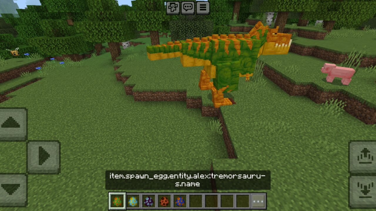 Tremorsaurus from Alexs Cave Mod for Minecraft PE