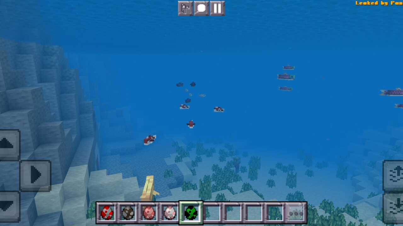 Underwater from Vividity Texture Pack for Minecraft PE