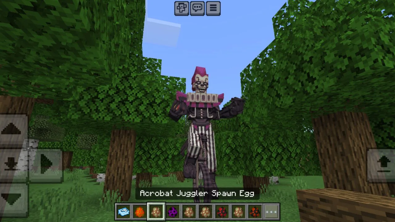 Acrobat from Horror Circus Mod for Minecraft PE